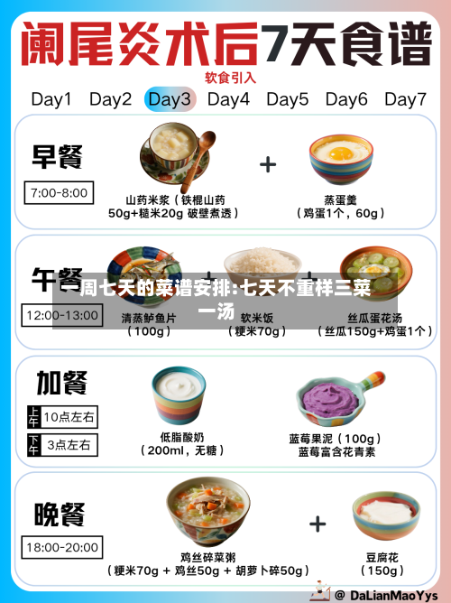 一周七天的菜谱安排:七天不重样三菜一汤-第1张图片